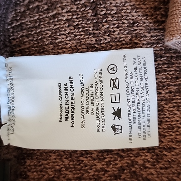 Jordan Brown Textured Knit Pants Brand New Slim Fit - Picture 12 of 15